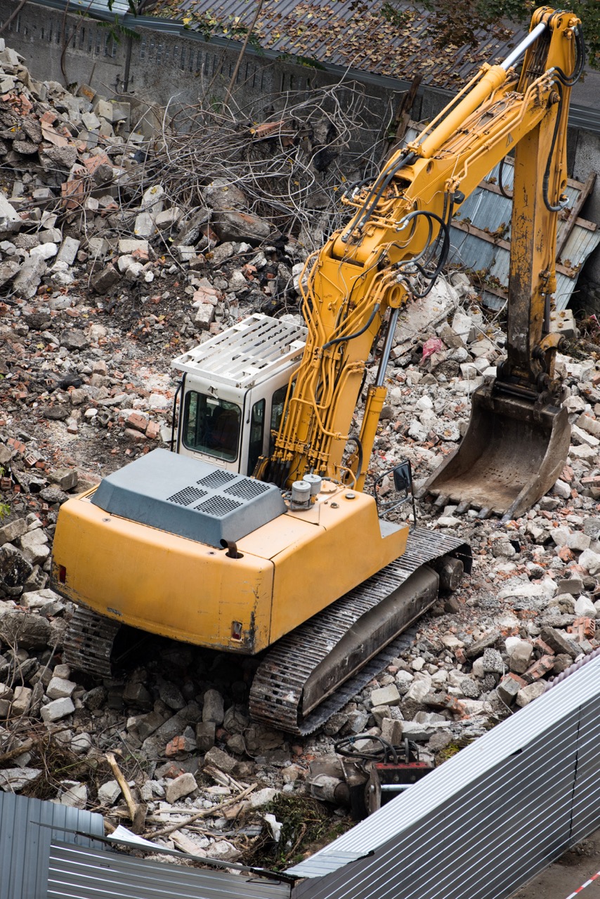 Chantier de démolition RCPS