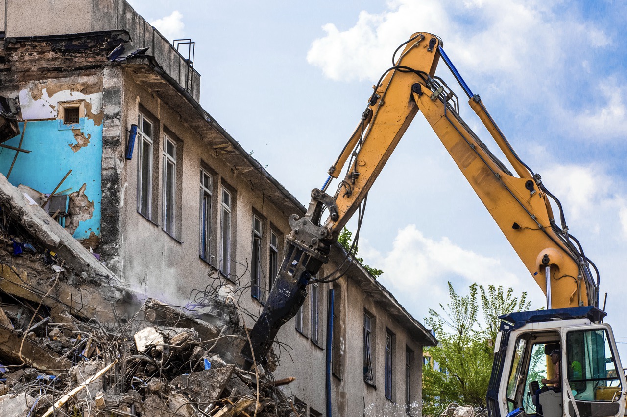 Chantier de démolition RCPS
