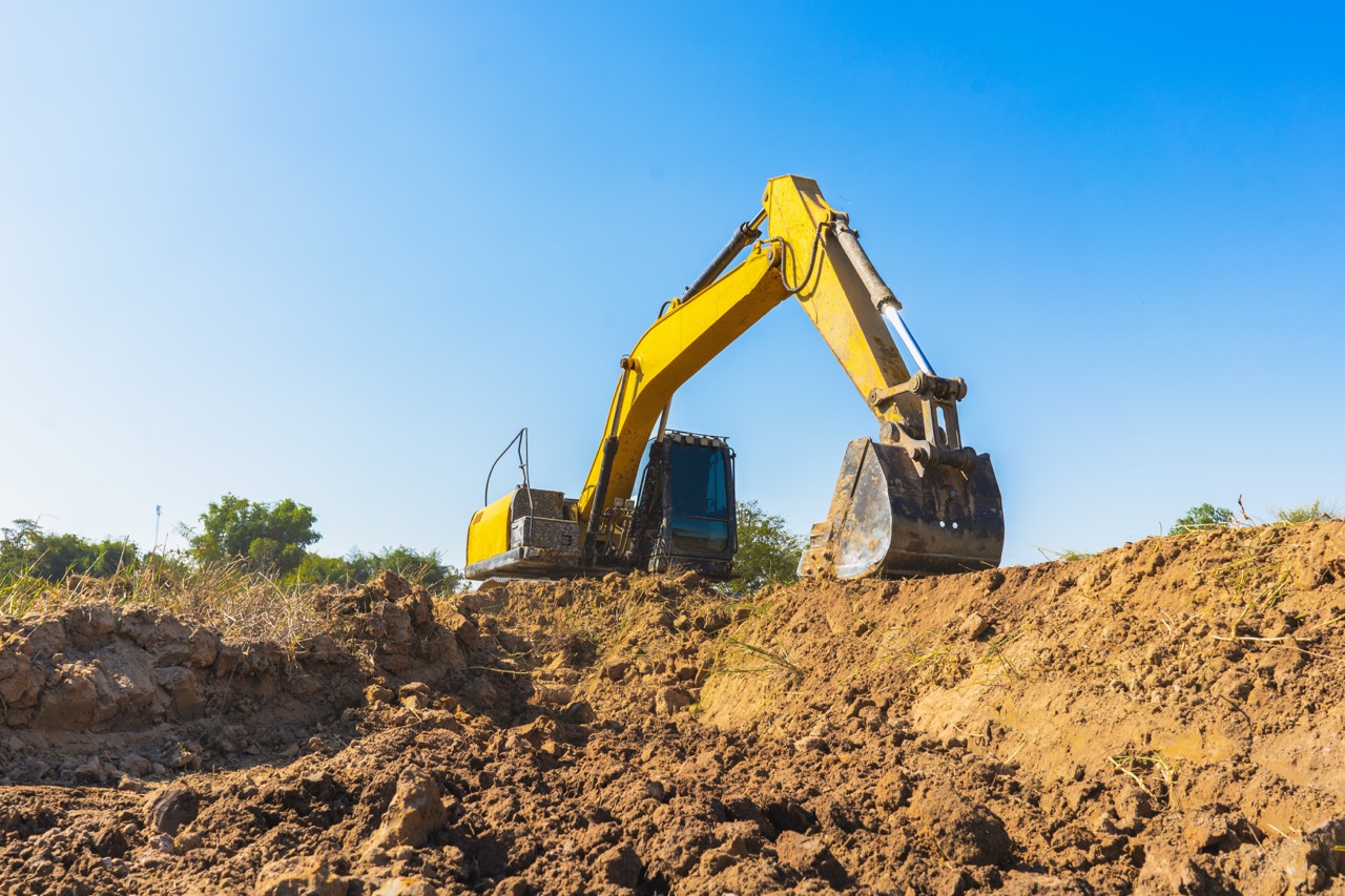 Chantier de terrassement RCPS — préparation de terrain