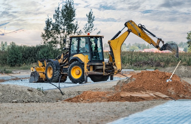 Chantier de terrassement RCPS